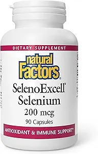 Doğal Faktörler, SelenoExcell Selenium 20006, Antioksi & Immune Support, 90 Capsules