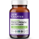 New Chapter Advanced Perfect Prenatal Vitamins, 192ct, Made with Organic, Non-GMO Ingredients for Healthy Baby & Mom - Folate (Methylfolate), Whole-Food Farmed Iron, Vitamin D3 + Ginger