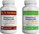 VITASUPPORTMD - Lymphatic & H Formula Sche - Lymphatic Drage & Hemorrhoidal Veins - 2x60 Capsules - Diosmin & Hesperidin 1000 mg, D3, Selenium, Horse Chestnut Seed, MPFF Kompleksi