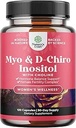 Myo-Inositol & D-Chiro Inositol Κάψουλες - Choline Inositol συμπλήρωμα για τον κύκλο και τη γονιμότητα Υποστήριξη - Γυναικείο συμπλήρωμα ισορροπίας ορμονών με Myo & D-Chiro Inositol Plus Choline Bitartrate