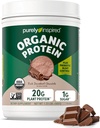Tamamen Saç ve Kadınlar için Bitki Tabanlı Protein Tozu, Zengin Decadent Chocolate (16 Hizmet) - Vegan & Organik - 20g of Pea Protein Tozu Smoothies & Shakes - Dairy-Free, & Gluten-Free
