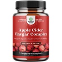 Cleansing Apple Cider Vinegar Capsules - ACV Cleanse and Detox Pills for Gut and Digestive Health with Slimming Cayenne - Extra Strength ACV Capsules for Gut Cleanse and Full Body Detox - 90 Count