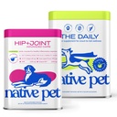 Native Pet Joint Health & Daily Wellness Pack: Hip & Joint Supplement for Dogs - Supports Joints, Cartilage, Muscles & Anti-Inflammatory & Dog Vitamins & Supplements 11-in-1 Multivitamin - 60 Scoops