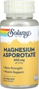 Συμπλήρωμα ασποροτικού μαγνησίου Solaray, 200 mg, 60 Count