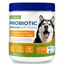 Probiotics for Dogs – Probiotic Chews with 4.8 Billion CFU, Digestive Enzymes & Pumpkin | Dog Gut Health Supplement for Diarrhea, Gas & Sensitive Stomach | Soft Chews for Senior Dogs & All Breeds