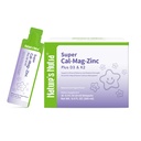 Nature's Nutra Super Cal-Mag-Zinc Plus D3 & K2 | Liquid Calcium Magnesium Zinc Stickpacks | with Vitamin D3 & K2 | for Kids & Adults | Natural Lime Yogurt Flavor | 30 Servings