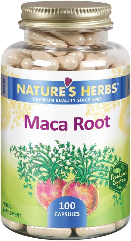 Doğa Herbs Maca Root, 500 mg, 100 Capsules