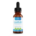 True Cellular Formulas Vitamin D3 2200 IU + K2 MK-7 Liquid Drops - High Potency Immune & Bone Support Supplement with Organic Olive Oil - CytoD+K2 30 Day Supply (1 FL OZ)