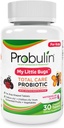 Probulin Total Care Kids Probiyotik Chewable Tabletler, My Little Bugs Prebiyotiks, Probiyotikler ve Postbiyotiks Chew Supplements, 5 Milyar CFU, 15 Strains, 30 Kont Şişe Şişe Şişe