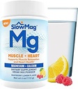 SlowMag® Magnezyum Toz, Magnezyum + Kalsiyum Supplement Drink Mix, Raspberry Lemon Flavor, Supports Muscle Relaxation & Heart Health, 4oz Magnezyum Toz, Magnezyum + Macau Supplement Drink Mix, Raspberry Lemon Flavor, Supports Muscle Relaxation & Heart Health, 4oz