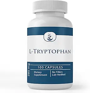 Pure Original Materialss L-Tryptophan (365 Capsules) Noyu Ya da Pirinç, Her Zaman Saf, Lab Onaylandı