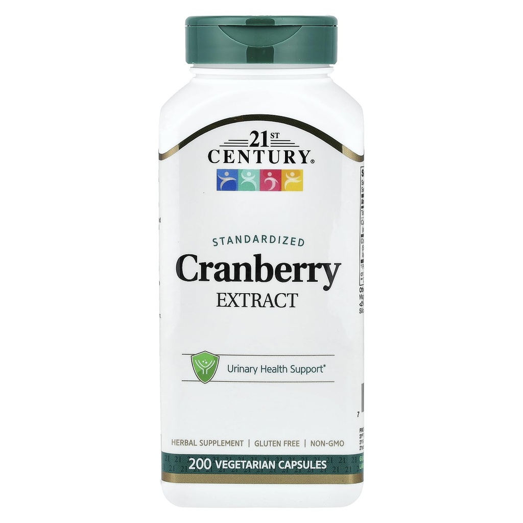 21st Century Health, Inc Cranberry Extract Capsules, 200 Count
