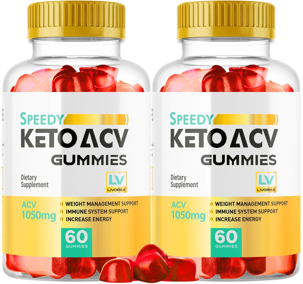 (2 Pack) Speedy Keto ACV Gummies - Official Speedy Keto Plus Advanced Loss Gummys, SpeedyKeto Daily Premium Supplement Support Apple Cider Vinegar 1050MG Advanced Formula, 120 Gummies for 2 Months