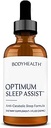 BodyHealth Optimum Sleep Assist, Φυσική βιταμίνη Sleep Aid με μελοτονίνη και B6 για ενήλικες, συμπλήρωμα για την υποστήριξη του ύπνου - 30 εξυπηρετούν