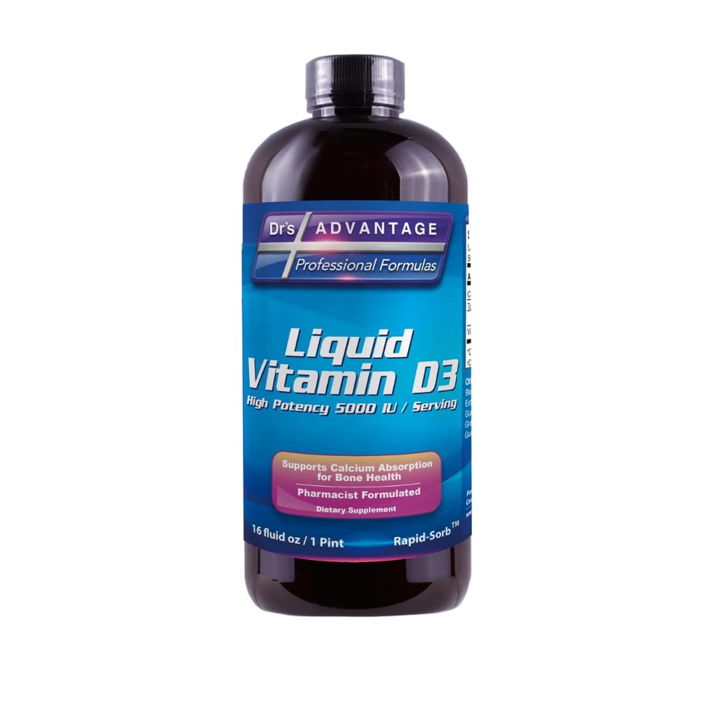 Dr's Advantage Liquid Vitamin D3 5000 IU 16oz.