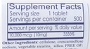 Sağlıklı Doğal Biyotin 10.000 mcg (500 Tablet) Saç Büyümesi, Cilt, Güçlü Nails, biotin 10 mg