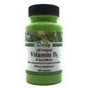 Daily Manufacturing Vitamin D3 1000 IU (25 mcg) – Non‑GMO, Gluten‑Free, Kosher, Vegetarian Capsules – Supports Bone, Immune & General Wellness - 100 Count