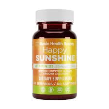 Vitamin D3 1000 IU Basic Organics 60 Softgel