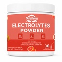 Sugar-Free Electrolyte Powder Drink Mix, Daily Hydration Powder with 6 Key Electrolytes, Trace Minerals, Keto Friendly, Vegan, Non-GMO, 30 Servings