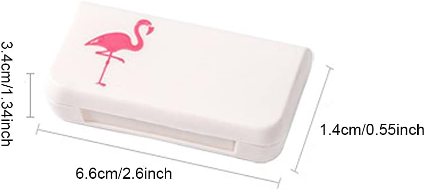 SagaSave Travel Pill Case 3 Διαμερίσματα Φορητή θήκη χαπιών Dustproof και Moisture-Proof Daily Pill Case Μικρό κουτί χαπιών για βιταμίνες, ιχθυέλαιο, συμπληρώματα (Cactus)