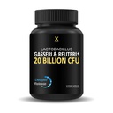 HUMANX Lactobacillus Gasseri & Reuteri+ 20 Billion CFU Plus Βιολογικά Πρεβιοτικά και Punicaligans - Συμπληρώματα Προβιοτικών - USA Made - Non-GMO - Performance Driven Delayed Release Capum