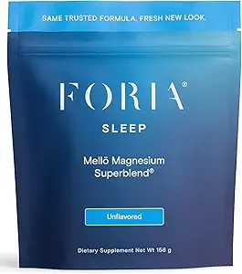 mellö Magnezyum Tamamlayıcı Toz - L-Theanine, GABA ve 70 Trace Mineralleri - Destekler Uyku, Rahatlama, Dengeli Enerji - Unflavored, 30 Hizmet