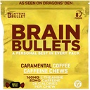 80mg Caffeine & 160mg L-Theanine Focus Enhancing Energy Chews (4 Servings) – Neuroscience Backed Nootropic Stack, Mental Acuity & Cognitive Support | Caramel Frappe Flavor Brain Bullet