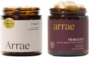 Arrae Bloat + Tribiyotik Sche, Bloating Relief Digestive Enzymes, Gas & Indigestion Relief, Probiyotiks for Women, Support for Vaginal pH Balance, Immune, and Feminine Health, 60 Capsules Every