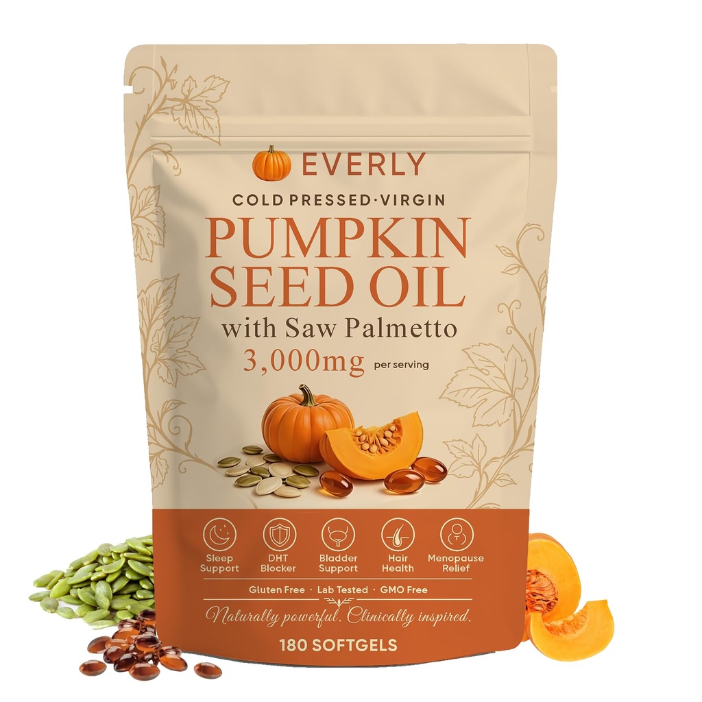 with Saw Palmetto, 180 SOFTGELS (1PCS)