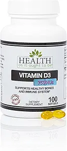 D|3 7500 IUs Supplement Olmak Için Sağlık | Doktor Formulaed Desteği Sağlıklı Bones & Immune System | 100 Softgels