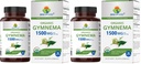 Brieofood Organic Gymnema 1500mg, 45 Servings, Vegetarian, Gluten Free, 90 Vegetarian Tablets (Pack of 2)