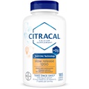Citracal Slow Release 1200, 1200 mg Κιτρικό ασβέστιο με βιταμίνη D (1000 IU), Βιταμίνη D3, Υποστήριξη για την Υγεία των Οστών, Συμπλήρωμα ασβεστίου για Ηλικίες 12+, 185 Count