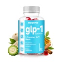 GLP-1 Probiotic Gummies, GLP-1 Supplement with Akkermansia Probiotic, Berberine, No Sugar Added for Gut & Digestion Health,Strawberry Flavor-60 Gummies