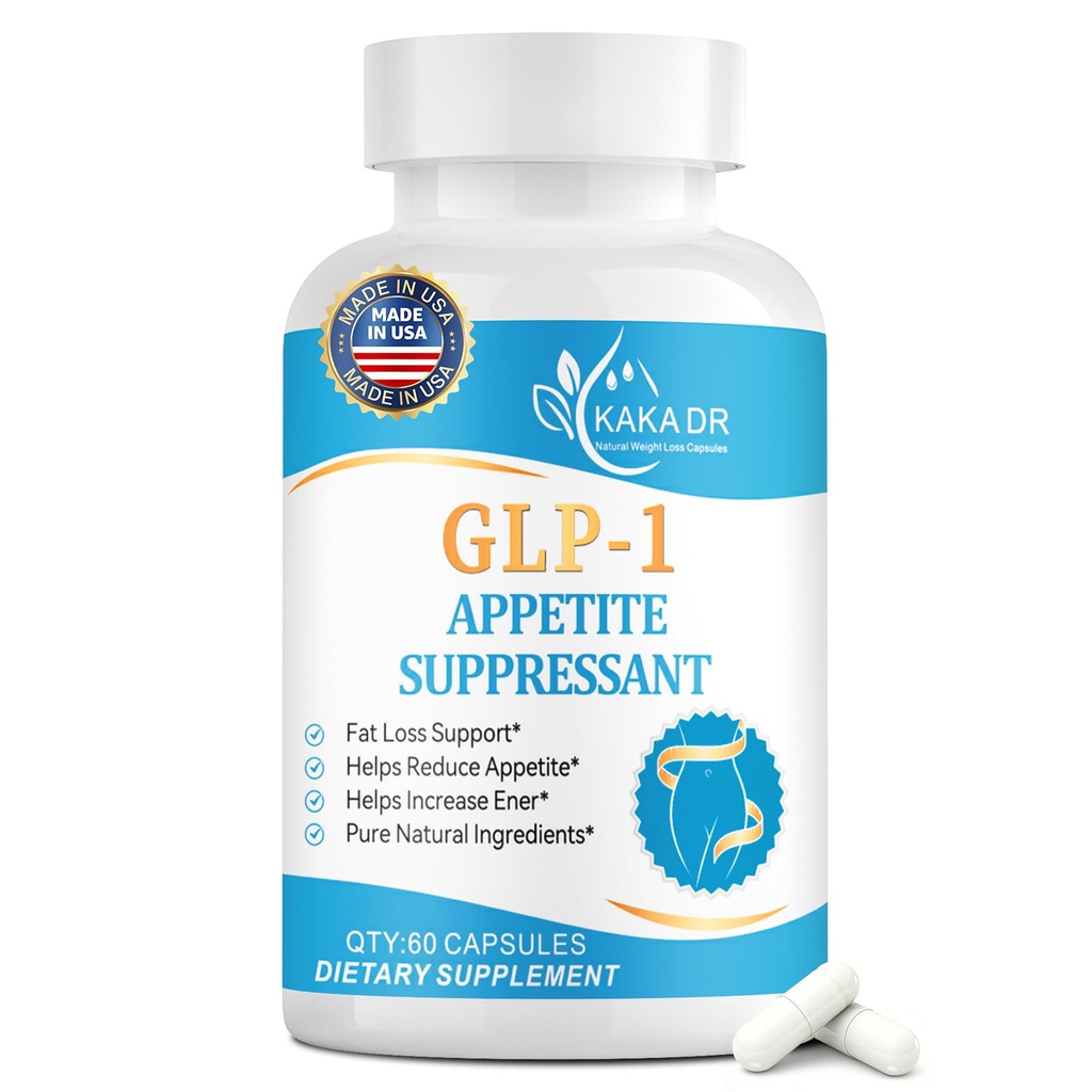 New GLP-1 Supplement for Weight Loss, Appetite Suppressant for Women and Men, Metabolism Booster, Burn Fat 24/7 | 3rd Party Tested Supplement, Made from Natural Ingredients - 60 Pills