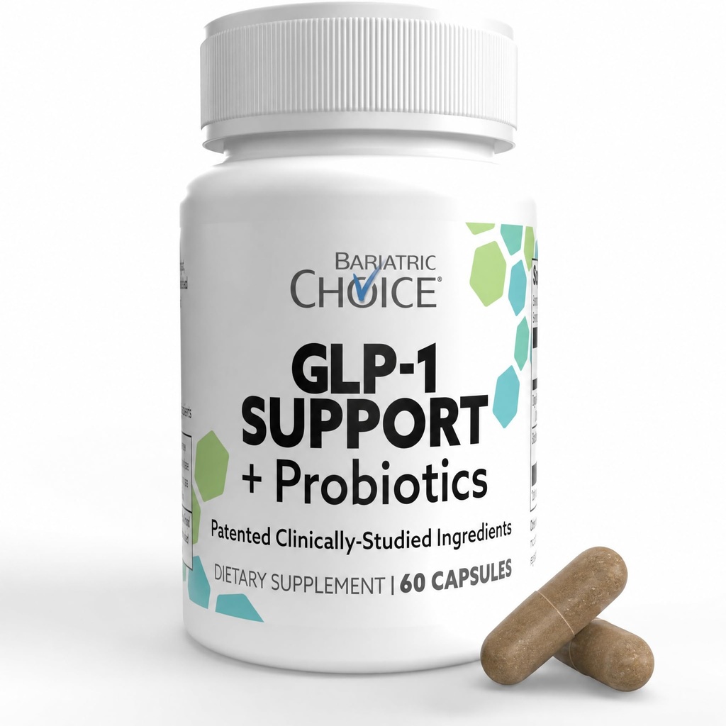 Bariatric Choice GLP-1 Supplement + Probiotics | DygloFit® & SNZ 1969 Probiotic | Supports GLP-1 Pathways, Metabolic Balance & Gut Health | Gluten-Free, Vegan | 60 Capsules