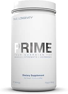 DRINK HRW Prime Men's Health Supplement - Gelişmiş Kas, Kuvvet, Vitality - Bilimsel olarak Geçerli, Premium Malzemeler - Enerjiyi Güçlendirmek, Endurance with Kretine+ GAA - Peach (30 hizmet)