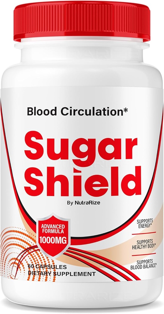 NutraRize Sugar Shield Blood Support Pills, maksimum Güçlü Formula, Sugar Shield Capsules, Natural Blood Mix Complex, Sugar Shield Yorumlar (60 Capsules)