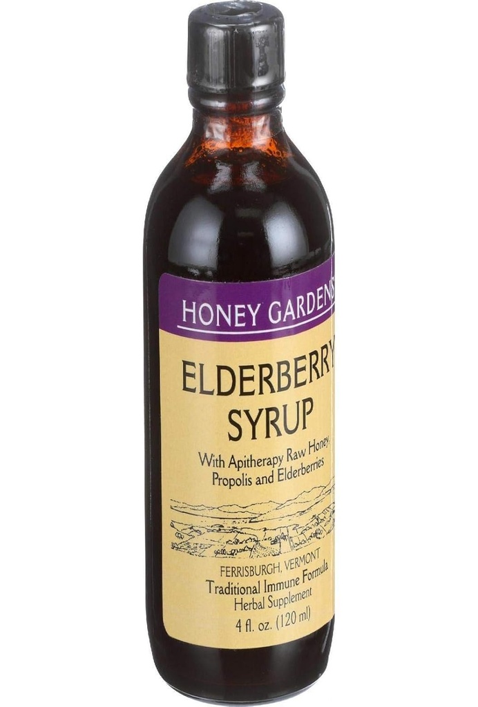 HONEY GARDEN APIARIES Apiterapi Yaşlı Honey Syrup, 4 FZ