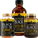 Maju Superfoods Μαύρο Έλαιο Σπέρματος 3-σε-1 Bundle, Gummies, Κάψουλες, & Υγρό