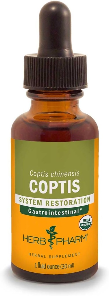 Herb Pharm Coptis Sıvı Digestive Support, 1 Fl oz