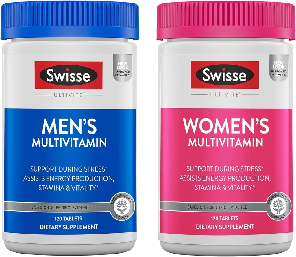 Swisse Καθημερινή πολυβιταμίνη για άνδρες & γυναίκες Bundle Combo Pack 