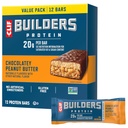 KURALLAR Protein Barlar - Chocolate Peanut Butter Flavor - 20g Plant bazlı Protein - Gluten Free - Non-GMO - Low Glycemic - No Yapay Sweeteners - Value Pack, 2.4 oz. (12 Count)