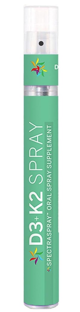 Spectraspray Vitamin D3 + K2 Spray - MenaQ-7 K2 Oral Vitamin Healthy Lifestyle Support, GLP-1 Nutrition Support, 30 Day Supply Dual Vitamin Spray