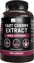 PURE ORIGINAL INGREDIENTS Tart Cherry Extract (365 κάψουλες) Όχι Μαγνήσιο ή Ρύζι Fillers, πάντα καθαρό, Εργαστήριο Επαληθευμένο