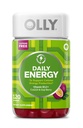 OLLY Daily Energy Gummy, Caffeine Free Cellular Energy Production,* Vitamin B12, CoQ10, Goji Berry, Adult Chewable Supplement, Tropical Passion Flavored, 60 Day Supply - 120 Count