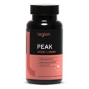 LEGION Peak Caffeine and L Theanine Pills - 200 mg Natural and Organic L Theanine Caffeine Supplement for Smooth Energy, Focus and Cognitive Performance - Vegan, Non GMO - 60 Servings