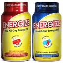 iSatori Energize Extra Strength Caffeine Pills Bundle – Time Release + All Day Smooth Energy (No Jitters or Crash)
