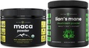 NutraChamps Organic Maca & Βιολογική σκόνη χαίτη λιονταριού