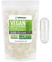 XPRS Nutra Boyutu 0 Boş Kapsüller - 500 Kont Clear Boş Vegan Capsules - Vejetaryen Pills - DIY Sebze Kapsülü - Veggie Pill Caps For Do-It- Yourself Supplements