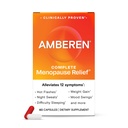Amberen Εμμηνόπαυση συμπλήρωμα για τις γυναίκες, 120 κάψουλες, κλινικά αποδεδειγμένα, βοηθά την υποστήριξη ισορροπία ορμονών, βοηθά να ανακουφίσει 12 συμπτώματα εμμηνόπαυσης: καυτές αναλαμπές, νυκτερινές ιδρώσεις, ταλαντεύσεις Mood και περισσότερα